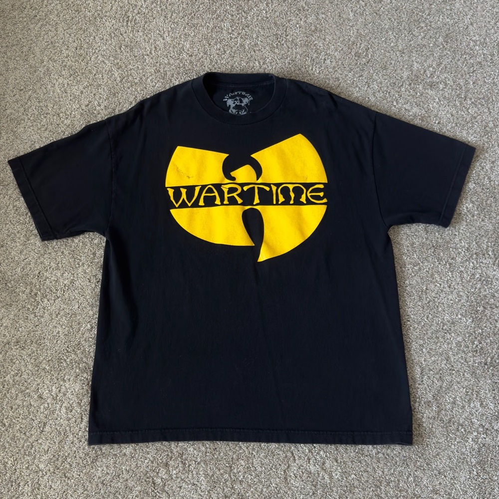 Mens Wu Tang Clan War Time black short sleeve graphic tee size XL